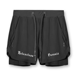 NEW - ASRV TETRA-LITE™ "RELENTLESS PURSUIT" 5" LINER SHORT - BLACK MENS SHORTS